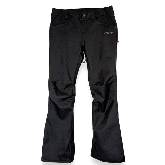 Volcom Snowboarding Ski Pants Black Stretch Slim Fit 15K Waterproof Medium - Picture 10 of 10